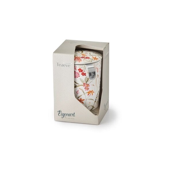 “Mira” Double-Walled Porcelain Tea Cup with Infuser, 0.35 l 1