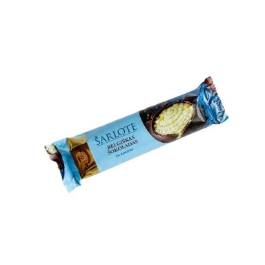 Belgian Milk Chocolate with Coconut “ŠARLOTĖ”, 46 g Belgian Milk Chocolate with Coconut “ŠARLOTĖ”, 46 g