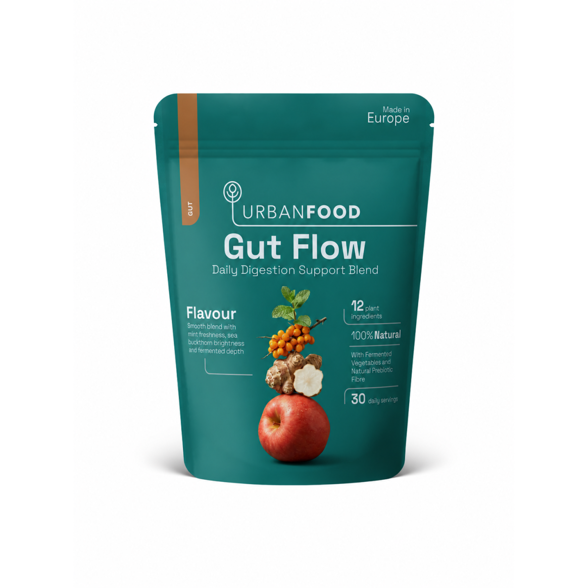 URBANFOOD funkcinis mišinys GUT FLOW, 200 g