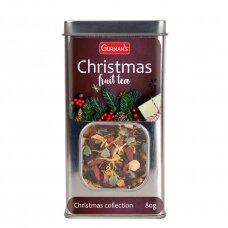 GURMAN'S CHRISTMAS FRUIT TEA IN A METAL BOX 80G