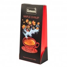 GURMAN'S MAPLE SYRUP flavoured coffee, grounded 125gr.