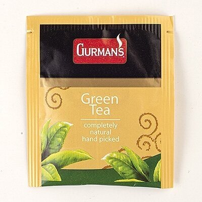 GURMAN'S NATŪRALI ŽALIOJI arbata vokeliuose, 100 vnt po 1.5 g 1 GURMAN'S NATŪRALI ŽALIOJI arbata vokeliuose, 100 vnt po 1.5 g 1
