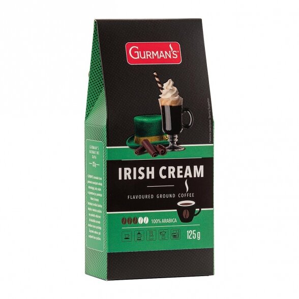 GURMAN'S IRISH CREAM flavoured ground coffee 125g
