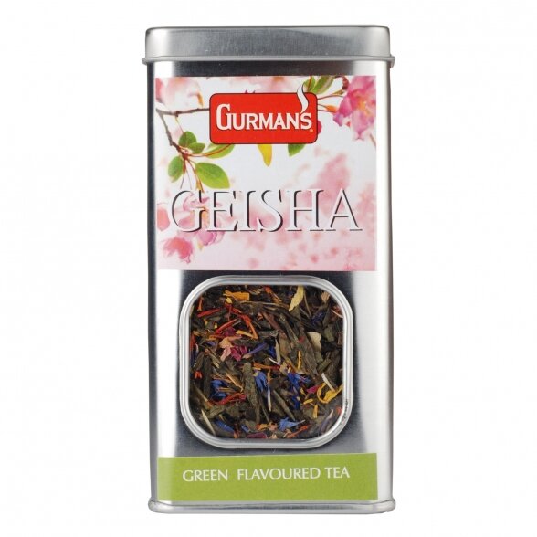 GURMAN'S GEIŠA  žalioji aromatinė arbata, 70 g