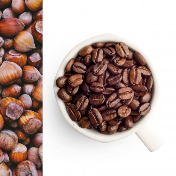GURMAN'S HAZELNUT flavoured coffee beans