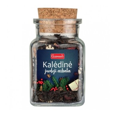 JUODOJI KALĖDINĖ ARBATA 40 g, stikliniame indelyje JUODOJI KALĖDINĖ ARBATA 40 g, stikliniame indelyje