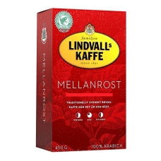 LINDVALL'S MELLANROST ground coffee, 450 g