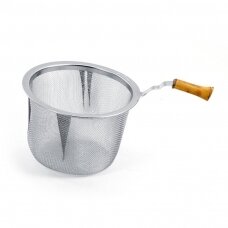 Tea Strainer with bamboo handle 7.2 cm