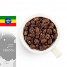 PRESTO ETIOPIJOS ARABIKA, YIRGACHEFFE SPECIAL CUP, kavos pupelės