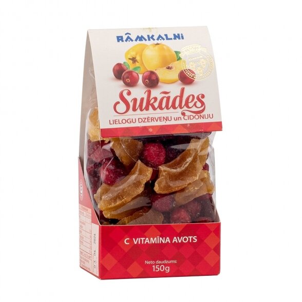 Candied cranberries and quinces, 150g