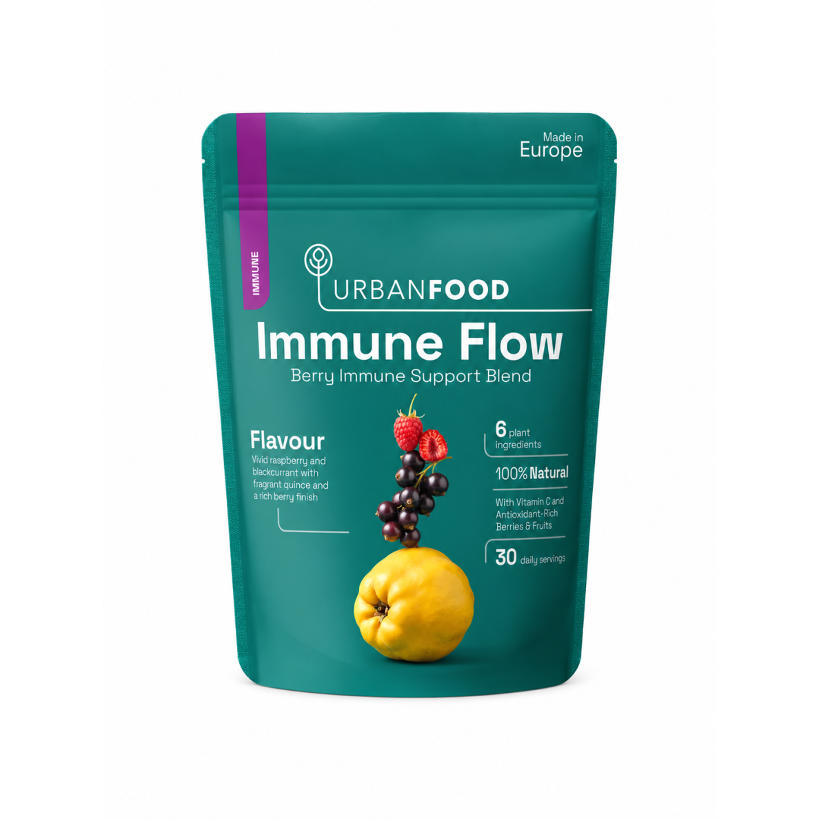 URBANFOOD funkcinis mišinys IMMUNE FLOW, 200 g URBANFOOD funkcinis mišinys IMMUNE FLOW, 200 g