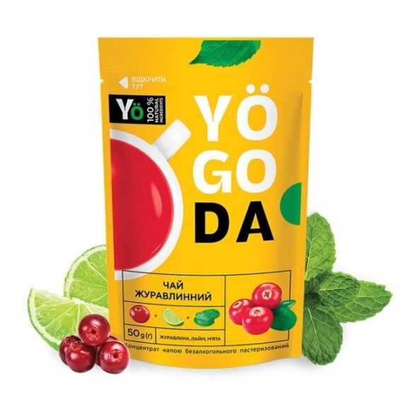 YOGODA CRANBERRY TEA 50g